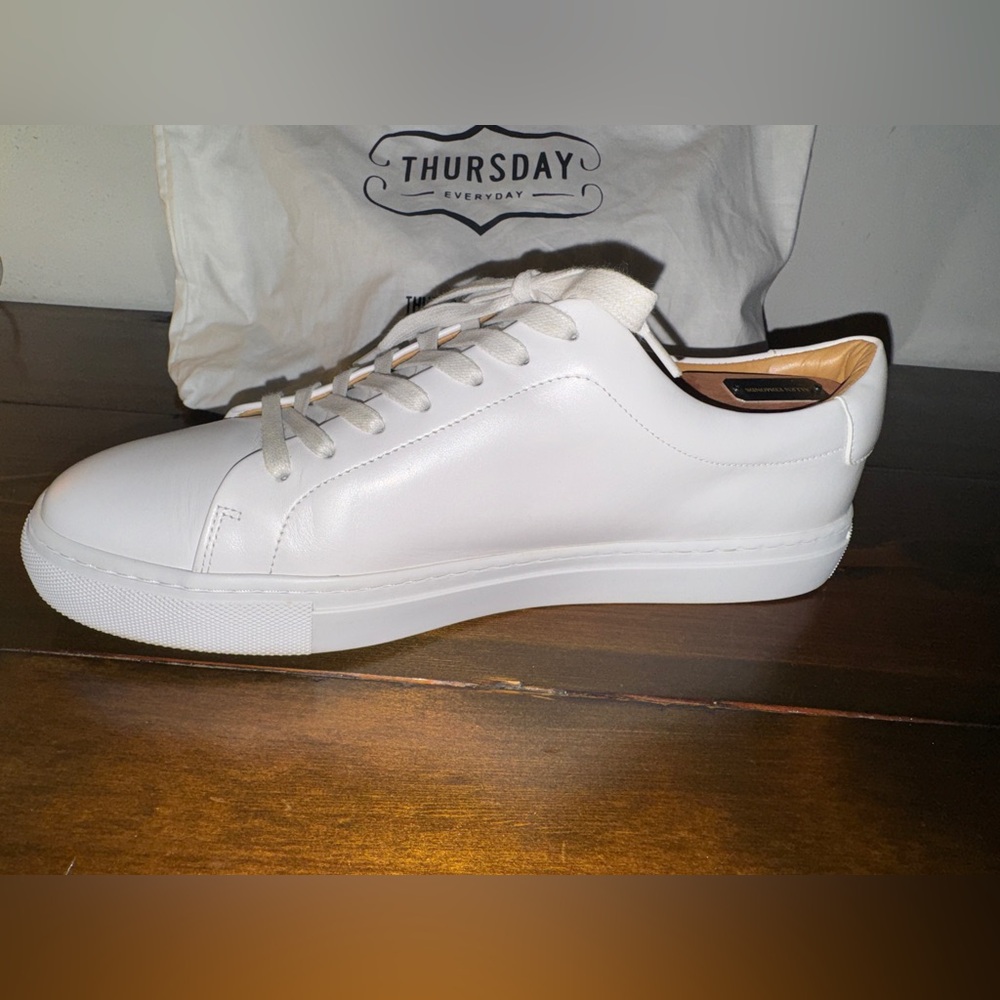 Thursday Boot Company - Premier Low Top in White Leather - Picture 5 of 11